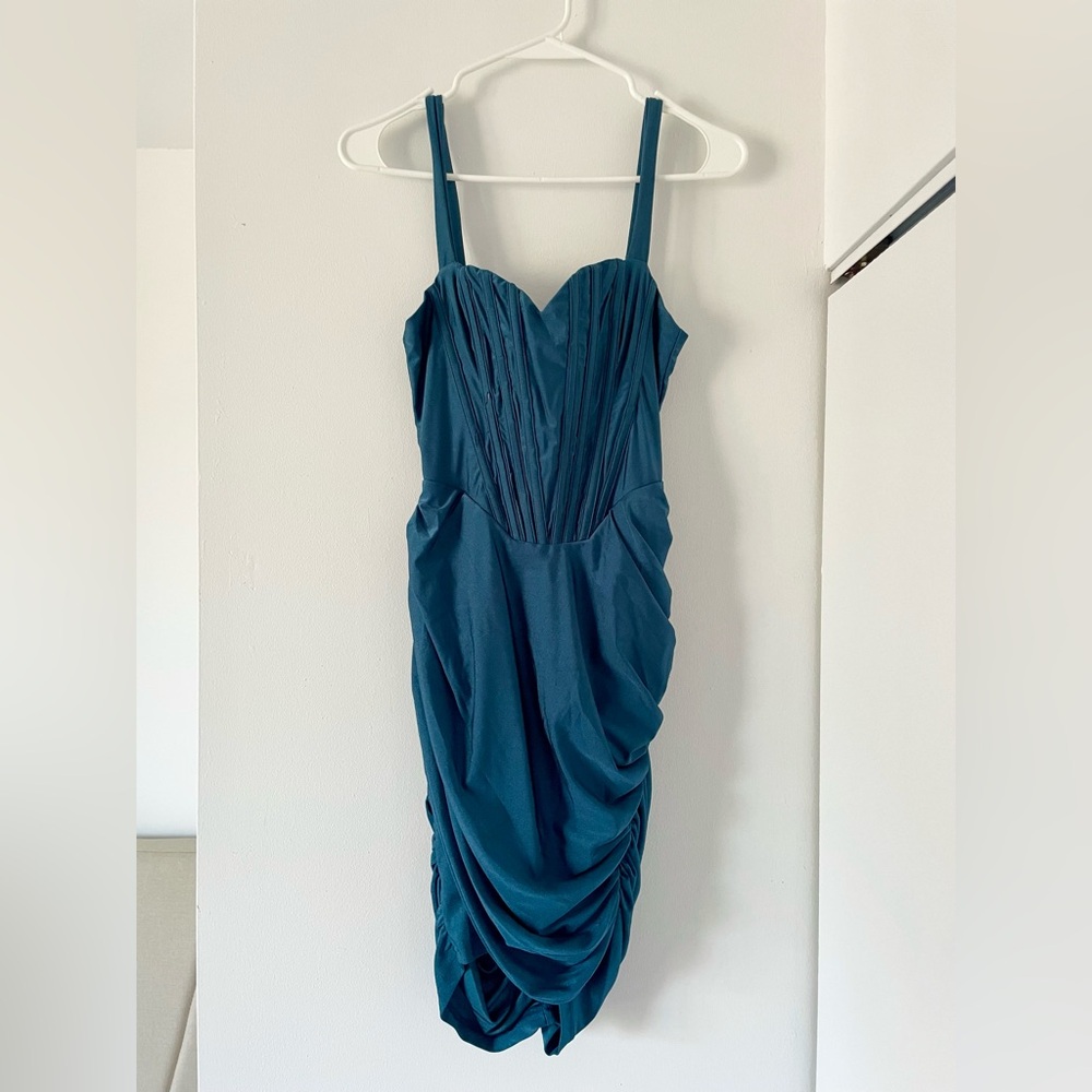 COPY - NWT - Revolve Teal Miquela Mini Dress